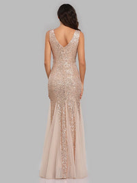Robe Gatsby Mariage Champagne Rétro Chic 1