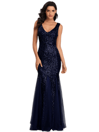 Robe Gatsby Mariage Marine Chic Rétro