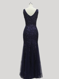 Robe Gatsby Mariage Marine Chic Rétro 2