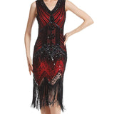 Robe Gatsby Mariage Rouge Années Folles 1