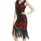 Robe Gatsby Mariage Rouge Années Folles 2
