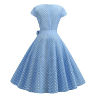 Robe Guinguette Bleue Vintage 2