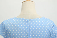 Robe Guinguette Bleue Vintage 3