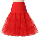 Robe Guinguette Jupon Rouge | Vintage-Dressing