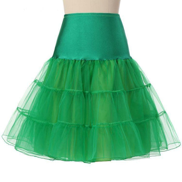 Jupon Vintage Vert | Vintage-Dressing