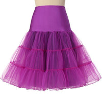Robe Guinguette Jupon Violet | Vintage-Dressing