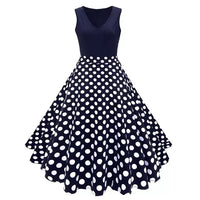 Robe Guinguette Vintage Pois