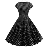 Robe Guinguette Noire Vintage 1