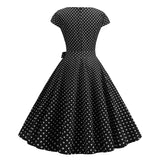 Robe Guinguette Noire Vintage 2