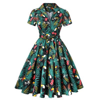 Robe Guinguette Toucan | Vintage-Dressing