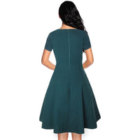 Robe Guinguette Verte | Vintage