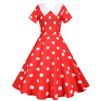 Robe Pin Up Rockabilly Rouge Années 50