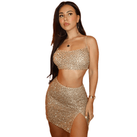 Robe Pin-Up Vintage Sexy Deux Pièces Rétro Chic Glamour Vintage-Dressing