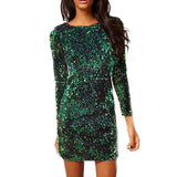 Robe Pin-Up Verte Sequins