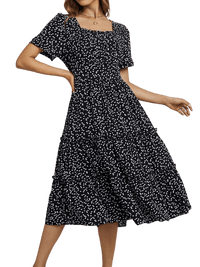 Robe Retro Boheme Bleu M