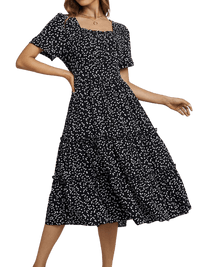 Robe rétro bohème Vintage-Dressing pour femme