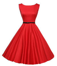 Robe Rockabilly Rouge | vintage-dressing