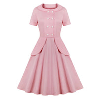 Robe Vintage Audrey Hepburn Rose