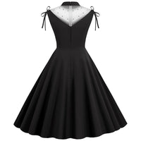 Robe Vintage Cérémonie Noire Rétro Chic 2