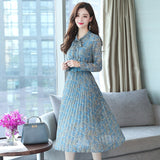Robe Rétro Mousseline de Soie Vintage