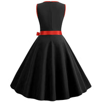 Robe Vintage Pas Cher Noire Pin-Up 2