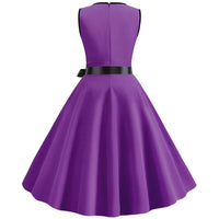 Robe Vintage Pas Cher Violette Pin-Up 2