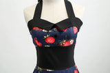 Robe Vintage Pin-Up Fraises Rétro Chic Guinguette
