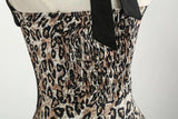 Robe Vintage Style Pin-Up Léopard Année 50