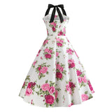 Robe Vintage Style Pin-Up Motifs Kitsch Floral