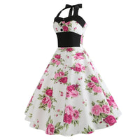 Robe Vintage Style Pin-Up Kitsch Floral