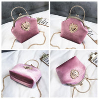 Sac à Main Vintage Chic Rose Rétro 1