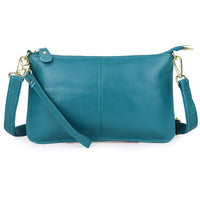 Sac Vintage Cuir Bleu Rétro Chic