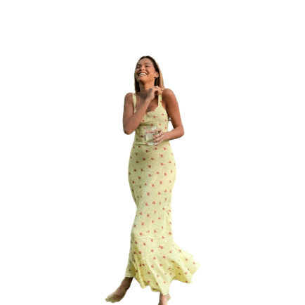 Robe d'?�t?� Fleurie Longue | Vintage-Dressing